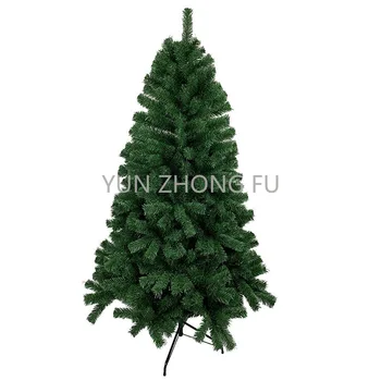1.8 Zöld bézs karácsonyfa PVC tűzálló ágak karácsonyfa karácsonyi dekoráció