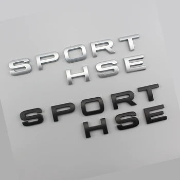 1 darab Sport HSE betűk embléma autó matrica hátsó csomagtartó csomagtérajtó adattábla matrica Autó dekorációs kiegészítők