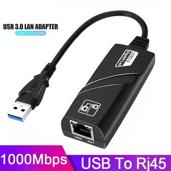 10/100/1000Mbps USB 3.0 USB 2.0 vezetékes USB TypeC Rj45 Lan Ethernet adapter hálózati kártya PC-hez Macbook Windows 10 laptop