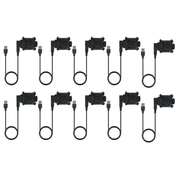 10X USB gyorstöltő kábel töltő dokkoló adatszinkronizálás Garmin Fenix 3 HR Quatix 3 Watch Smart készülékhez