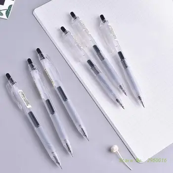 12Pcs diákgél toll újratölthető és visszahúzható golyóstoll gyors száraz tintás toll irodai aláíró toll irodai kellékek