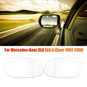 1Pár oldalsó szárnyú visszapillantó tükör fűtött lencseüveg 2088100121 2088100421 Mercedes-Benz CLK SLK A-osztály 1997-2008