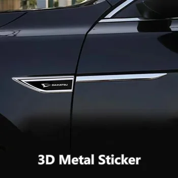3D autó ajtó autó testvédő fém matrica autó sárvédő oldalsó penge jelvény Daihatsu Terios Sirion Yrv Feroza Charade Mira számára