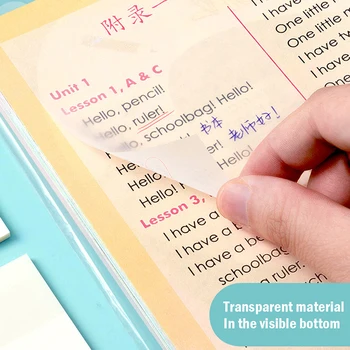 50 lap Vízálló PET átlátszó cetli jegyzettömb Napi teendőlista Paperlaria iskolai írószer Irodai kiegészítők