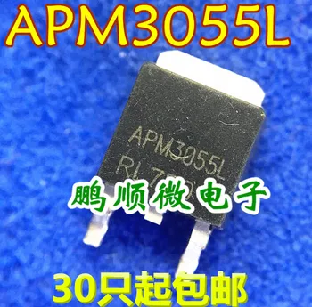 50db eredeti új APM3055L TO-252 N-csatornás MOS terephatású tranzisztor APM3055 30V 12A