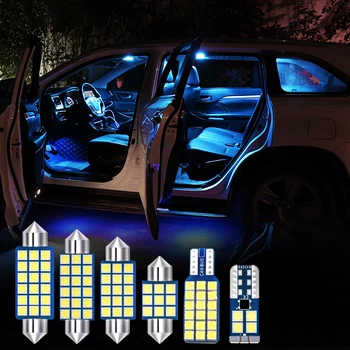 6db autó LED izzó Jeep Grand Cherokee WK2-hez 2011- 2014 2015 2016 2017 2018 2019 2020 Kupola olvasólámpa csomagtartó lámpa tartozékok