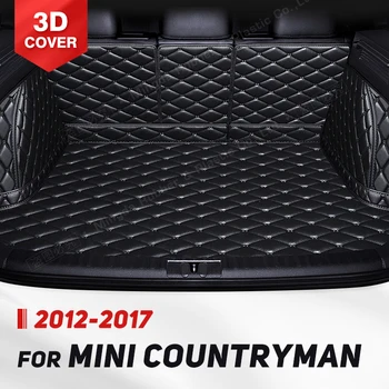 Auto teljes lefedettségű csomagtartó szőnyeg a MINI COUNTRYMAN számára 2012-2017 16 15 14 13 Autó csomagtérfedél betét bélés belső védő kiegészítők