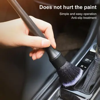 Autó belső tisztító kefe kopásálló nem deformálódott karcmentes tisztítás karcmentes autó légkondicionáló szellőzőnyílás tisztítása
