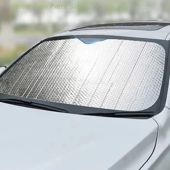 Autó első ablak Napernyő UV védő ernyő Napvédő napvédő Szélvédő Visor fedél Automatikus függöny napernyő kiegészítők