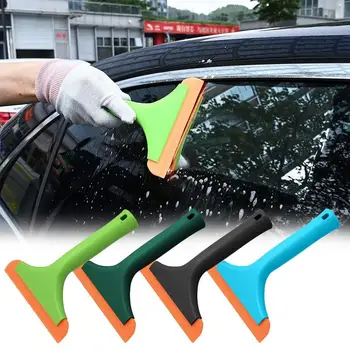Autó gumibetét ergonómia Design tábla Kaparó lyukkaparóval Szerszám ablak színezése Szélvédő mosása Fürdőszoba Üvegajtó tisztítása