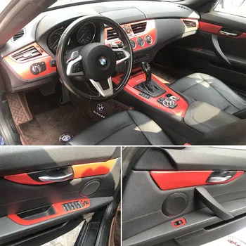 Autó-stílus 3D 5D szénszálas autó belső középkonzol színváltó fröccsöntő matrica matricák BMW Z4 E89 2009-2016