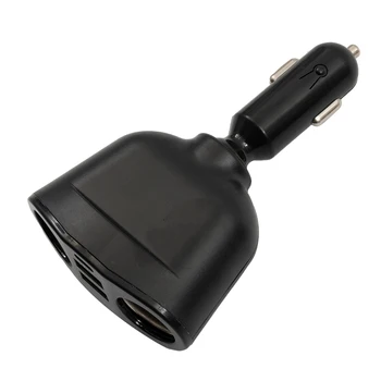  autós töltő kettős USB hálózati adapter 12V-24V autós öngyújtó aljzat C gyors töltésű autós telefon adapter Huawei-hez Xiao Mi számára