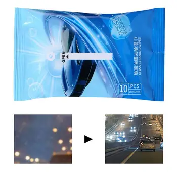 Autóüveg tisztítókendők Nedves törlőkendők az autó belső tisztításához Enyhe formula tisztító eszköz autó ablakhoz Szélvédő Egyéb szemüvegek
