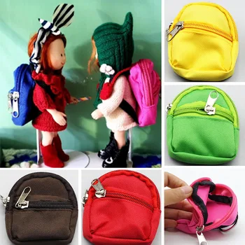 Baba táska hátizsák 1/6 BJD &Blyth baba rózsaszín, piros, sárga, barna kék mini táska gyermek ajándék baba kiegészítők