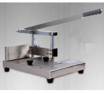 Chop csontvágó gép Csontfűrész sertésbordák guillotine vágógépek manuálisan ne
