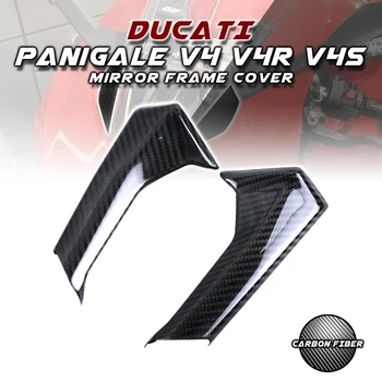 Ducati Panigale V4/ V4S / V4R 2018-2022 2019 2020 100% száraz szénszálas tükör keretfedél burkolat burkolat Motorkerékpár kiegészítők