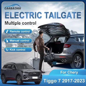Elektronikus automatikus csomagtartóemelő autó elektromos csomagtérajtó Liftgate Drive lábrúgásérzékelő Chery Tiggo 7 számára 2017-2023 hátsó ajtó tápegység