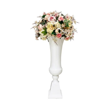 Esküvői lakberendezés Egyszerű európai egyszerű FRP nagy váza virágcserép