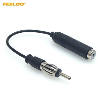 FEELDO Auto Car Stereo Audio rádió ISO-DIN apa csatlakozó antenna AM/FM antennahosszabbító kábel csatlakozó adapter #HQ6011