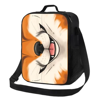 Funny Fox szigetelt uzsonnás táska nőknek Állati hőhűtő Bento Box Gyerekek Iskolás gyerekek
