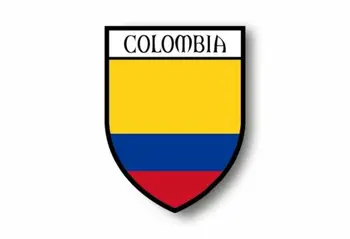 Hot Eladás Matrica Autó Motorkerékpár Címer Város zászló Kolumbia Kolumbiai matricák laptopokhoz, irodaszerekhez, motorkerékpárokhoz, autókhoz
