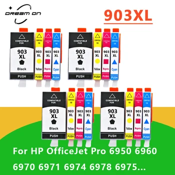 Hp903 903XL-kompatibilis tintapatron esetén HP Officejet Pro 6960 6961 6963 6964 6965 6966 6968 6970 6971 nyomtatóhoz