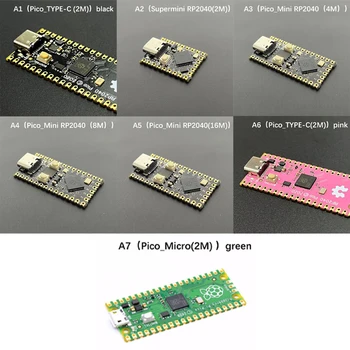 Innovatív, alacsony fogyasztású mikroszámítógépek, nagy teljesítményű Cortex-M0+ processzor Raspberry Pi Pico Board RP2040 kétmagos 264KB ARM