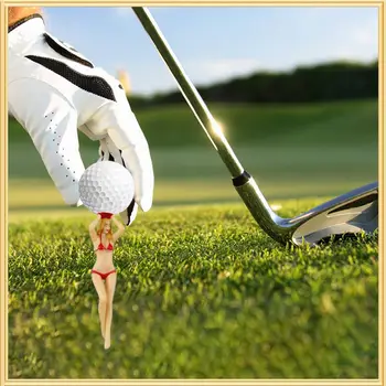 Kreatív golftartó Könnyen tisztítható kék kültéri sportszerek Golfhoz alkalmas labdatartó Fehér kreatív kiegészítők Tartós