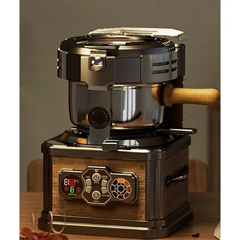  Kávébab pörkölő gép Háztartási babsütés elektromechanikus forró közvetlen tűz automata sütőgép