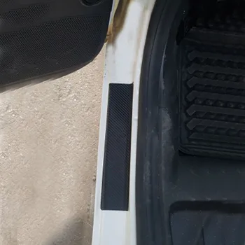 LADA VESTA 2015-2018 4D szénszálas autóajtó küszöb matrica karcmentes Nincs csúszás Automatikus ajtóvédelem Párkánykopás