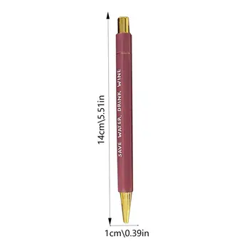 Luxus zselés tinta tollak 5db Wine Red Rollerball tollkészlet iskolába Tartós írótoll naplóíráshoz Tervező Középiskola Kezdőlap