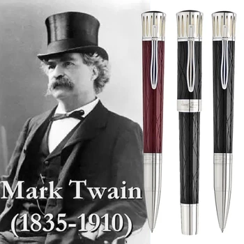 M Great Writer Edition Mark Twain luxus rollerball golyóstoll fekete kék bor vörös gyanta sorozatszám 0068/8000