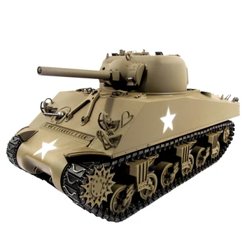 Mato 1/16 100% fém hadsereg zöld M4A3 Sherman infravörös ver készlet RC tartály 1230 hordós hátrasiklás RC modell TH00674