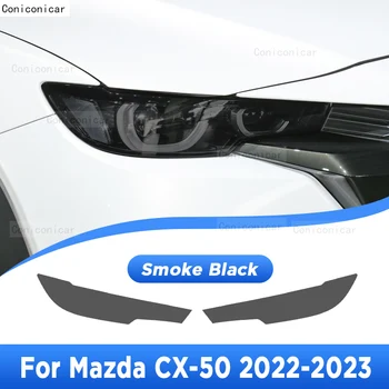 MAZDA CX-50 2022 2023 CX50 autóhoz Külső fényszóró karcmentes Első lámpa árnyalata TPU védőfólia burkolat kiegészítők matrica