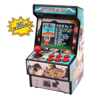 Mini Arcade Game 156 Klasszikus kézi játékok Hordozható gyerekeknek és felnőtteknek 2,8