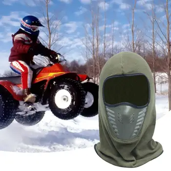 Motorkerékpár arcvédő teljes álarc Unisex légáteresztő légáteresztő szellőzőnyílás téli arcvédő síeléshez, lovagláshoz, futáshoz