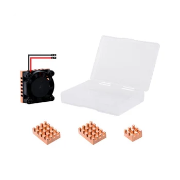 Orange Pi 5 PLUS alaplaphoz Hűtőborda fejlesztő kártya hővezetéses hűtőradiátor ventilátorral