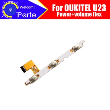 OUKITEL U23 Side Button Flex kábel 100% eredeti Új Power + Volume gomb FPC Wire Flex kábel javító tartozékok U23-hoz