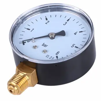  precíziós nyomásmérő 0-6 bar sűrített levegős vízolaj nyomáspróba mérés Nagy pontosságú mérő detektor