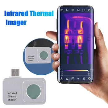 Promóció! Mobil infravörös hőkamera Android telefonhoz IP65 ipari ellenőrzés hőveszteség-érzékelő hőkamera