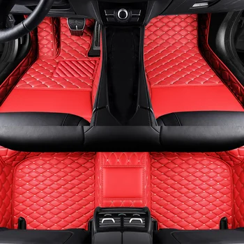 PU bőr luxus 3D testreszabott autó padlószőnyeg Volkswagen Vw Passat változathoz 2006-2014 B7 MAGOTAN autó belső kiegészítők