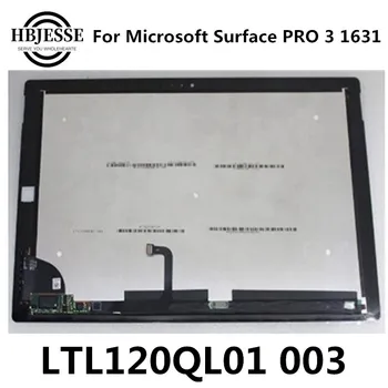Surface pro 3 LCD LTL120QL01 003 Microsoft Surface Pro 3 1631 TOM12H20 V1.1 LCD-kijelző szerelvény esetén teljes Új