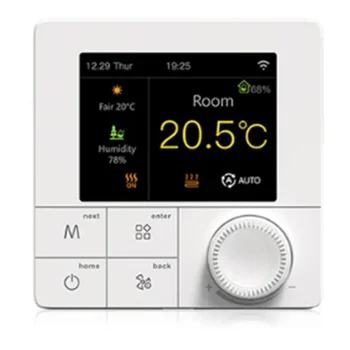 Tuya WiFi termosztát elektromos padlófűtés Víz / gázkazán Intelligens termosztát hőmérséklet-szabályozó 220V Google Home (B)