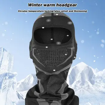 Téli arcfedők férfiaknak Szélálló snowboardos arc maszk rugalmas nyakú fül arcburkolat hideg időben Kültéri kerékpározás
