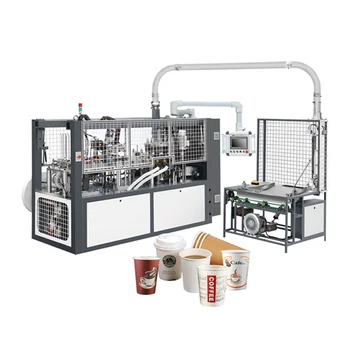 YG teljesen automatikus kispohár papírkészítő gép 90 db / H csészeformázó berendezés kisvállalkozások számára Gyártósor ára Korea