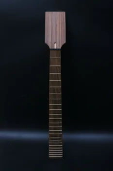 Yinfente elektromos gitárnyak juhar 24 Fret 25.5inch befejezetlen rózsafa csavar bekapcsolva