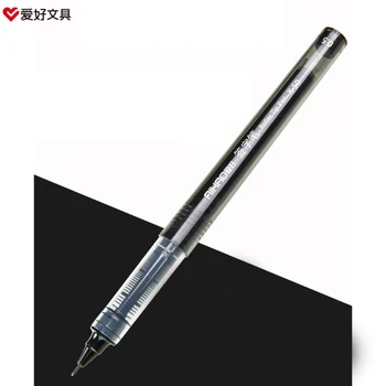 Zselés toll rajz művészeti jelölő egyenes folyékony rollerball toll gördülő tollak