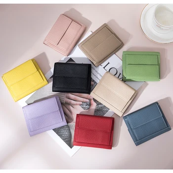 érme pénztárca 2023 Új niche design rövid pénztárca pénztárcák női bőr pénztárcákhoz Mini Multi Card tartó pénztárcák Luxus pénztárcák