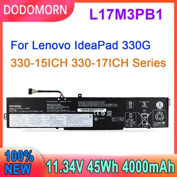 Új L17M3PB1 L17C3PB0 L17D3PB0 laptop akkumulátor Lenovo IdeaPad 330G 330-15ICH 330-17ICH sorozat 11.34V 45Wh 4000mAh 5B10Q71251